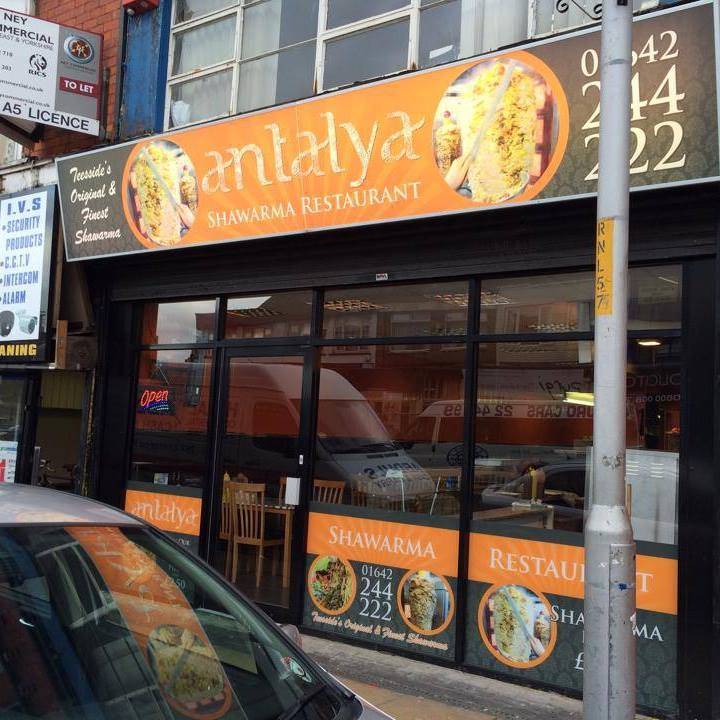 Antalya Shawarma Restaurant 271273 Linthorpe Road, Middlesbrough