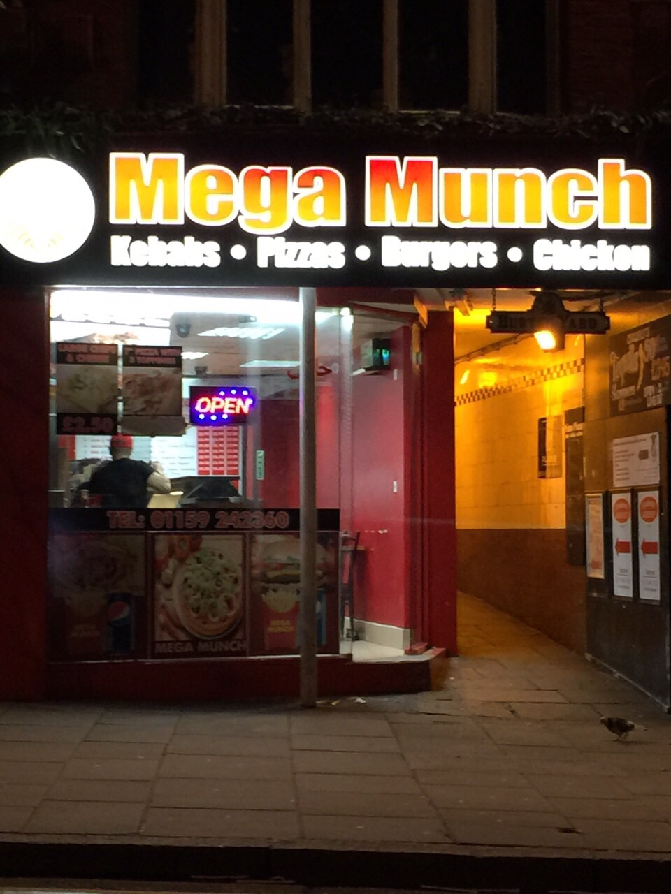 Mega Munch 59 Long Row, Nottingham, NG1 6JE Nottingham View
